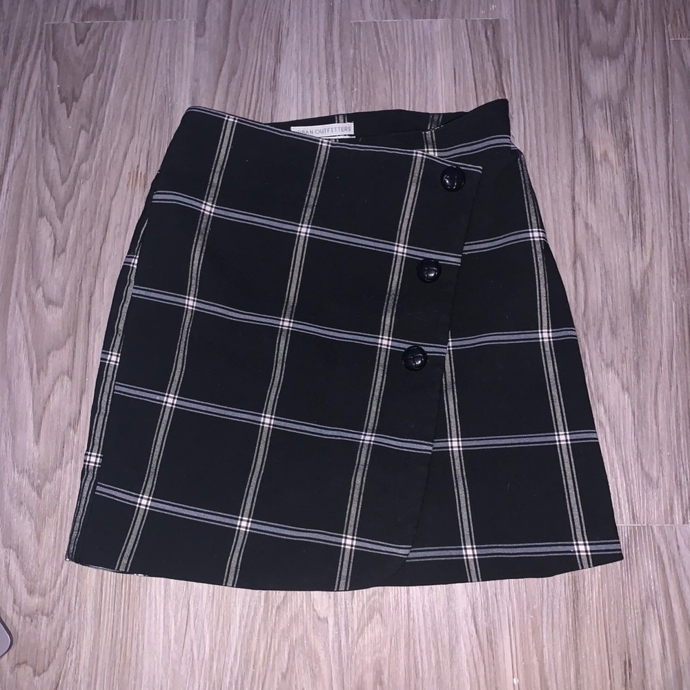 Plaid urban outfitters skirt